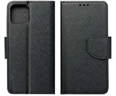 Oem FANCY Book dėklas skirtas Samsung Galaxy S25 Plus juodos spalvos