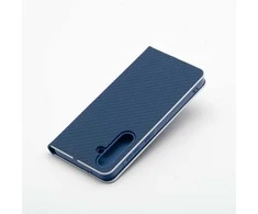 Dėklas Oem LUNA Book Carbon skirtas Samsung Galaxy A06 mėlynos spalvos