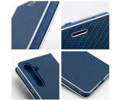 Dėklas Oem LUNA Book Carbon skirtas Xiaomi Redmi Note 14 5G mėlynos spalvos