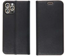 Dėklas Forcell Oem LUNA Book Gold skirtas Xiaomi Redmi 14C juodos spalvos