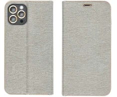 Dėklas Forcell Oem LUNA Book Gold skirtas Xiaomi Redmi 14C sidabro spalvos