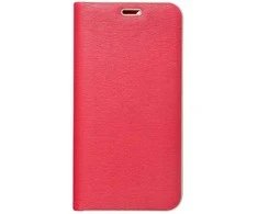 Dėklas Oem LUNA Book Gold skirtas Xiaomi Redmi Note 14 4G (GLOBAL - 163,25mm x 76,55mm x 8,16mm) red
