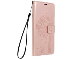 Dėklas Forcell Oem Flip case for iPhone 13 Mezzo Book medžio rose auksinis