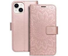 Forcell OEM MEZZO dėklas IPHONE 14 telefonui, mandala, rožė, auksinis