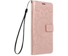 Dėklas Oem MEZZO Book case for IPHONE 15 Pro Max mandala rose auksinis