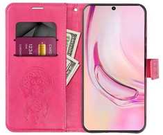 Oem Dėklas su klapką na Xiaomi Redmi 15T PRO Mezzo Book Dream Catcher purpurinė spalva