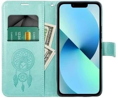 Forcell Oem MEZZO Book dėklas skirtas Xiaomi Redmi 14C dreamcatcher žalios spalvos