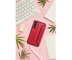 Dėklas Oem RAZOR Book skirtas Samsung Galaxy A12 / M12 red