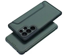 Dėklas Oem RAZOR Book skirtas Samsung Galaxy A26 5G dark žalios spalvos