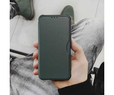 Markowe RAZOR dėklas knygoms, skirtas SAMSUNG A37 5G, tamsiai žalias