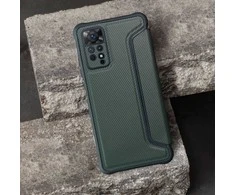 Dėklas Oem RAZOR Book skirtas Xiaomi Redmi 14C dark žalios spalvos