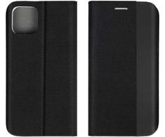 Dėklas su klapką na Samsung A37 5G Sensitive Book juoda