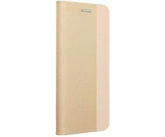 Dėklas su klapką na Xiaomi Redmi NOTE 15 PRO PLUS 5G Sensitive Book auksinė