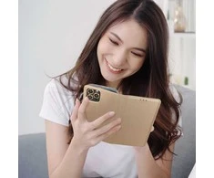 Reach Dėklas Smart Magnet Samsung A366 A36 5G auksinis
