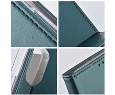 Oem SMART MAGNETO Book dėklas skirtas Xiaomi 15 žalios spalvos