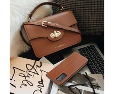 Oem SMART Pro Book leather dėklas skirtas Samsung Galaxy S25 Ultra rudos spalvos