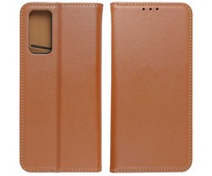 Dėklas su klapką na Xiaomi Redmi NOTE 15 5G Smart Pro Book skórzane ruda