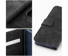 Oem TENDER Book Dėklas skirtas Xiaomi Redmi Note 14 5G / 4G (GLOBAL - 163,25mm x 76,55mm x 8,16mm) juodos spalvos