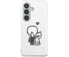 Karl Lagerfeld IML K&amp;CH Back Logo Magnetic dėklas skirtas Apple iPhone Samsung Galaxy S26 skaidrus