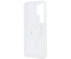 Karl Lagerfeld IML Choupette Karl Script Logo Magnetic dėklas skirtas Samsung Galaxy S26 Ultra Transparent