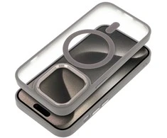 Dėklas Oem Case for iPhone 17 PRO Matte Mag Cover compatible with MagSafe titanium