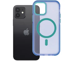 iPhone 12 / 12 Pro dėklas Forcell F-Protect Vivid Premium, suderinamas su MagSafe, mėlynas