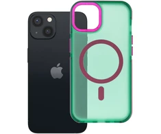 Dėklas iPhone 13 / 14 Forcell F-Protect Vivid Premium, suderinamas su MagSafe, žalias