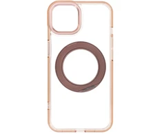 Dėklas Oem Case for iPhone 13 Frame Circle Stand compatible with MagSafe auksinis
