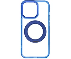 Dėklas Oem Case for iPhone 13 PRO Frame Circle Stand compatible with MagSafe navy mėlynas