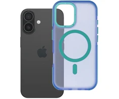 iPhone 16 dėklas Forcell F-Protect Vivid Premium, suderinamas su MagSafe, mėlynas