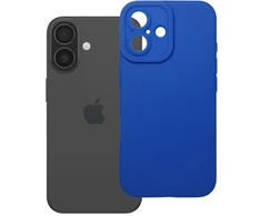 OEM dėklas, skirtas iPhone 16 matinis 2.0, mėlynas
