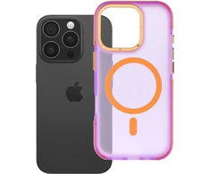 iPhone 16 Pro dėklas Forcell F-Protect Vivid Premium, suderinamas su MagSafe, violetinė