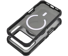 Case for iPhone 16 Pro Forcell F-Protect BumperX Premium compatible with MagSafe juodas