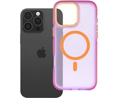 iPhone 16 Pro Max dėklas Forcell F-Protect Vivid Premium, suderinamas su MagSafe, violetinė