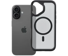 Case for iPhone 17 Forcell F-Protect Smoke Hybrid Premium compatible with MagSafe juodas