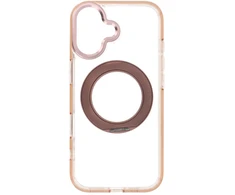 Dėklas Oem Case for iPhone 17 Frame Circle Stand compatible with MagSafe auksinis