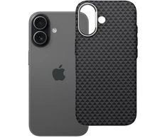 Oem Originalus „iPhone 17 K-Look“ dėklas, suderinamas su „MagSafe“ juodu v2