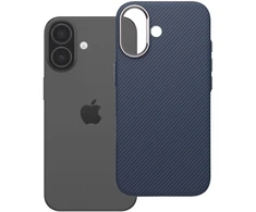 Oem Originalus „iPhone 17 K-Look“ dėklas, suderinamas su „MagSafe“ mėlynas