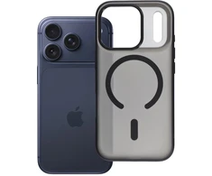 Dėklas Oem Case for iPhone 17 Pro / 18 Pro Flexline Mag Cover compatible with MagSafe juodas