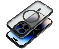 OEM dėklas, skirtas iPhone 17 Pro / 18 Pro, pilnai matinis Mag dėklas, suderinamas su MagSafe juodas