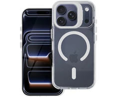 OEM dėklas, skirtas „iPhone 17 Pro / 18 Pro“ objektyvo dangteliui, suderinamas su „MagSafe“ baltais