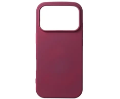 „Oem dėklas, skirtas iPhone 17 Pro / 18 Pro, silikoninis, tamsios vyšninės spalvos“