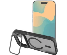 Case for iPhone 17 Pro Forcell F-Protect Shadow Stand Premium compatible with MagSafe juodas