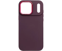 Dėklas Oem Case for iPhone 17 Pro Max / 18 Pro Max Frame dark cherry