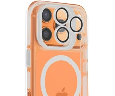 OEM dėklas, skirtas „iPhone 17 Pro Max“ / „18 Pro Max“ objektyvo dangtelis, suderinamas su „MagSafe“ baltais