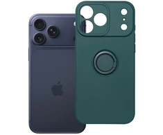 Dėklas Oem Case for iPhone 17 Pro Max / 18 Pro Max Silicone Ring žalias