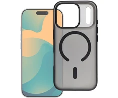 Oem dėklas, skirtas iPhone 17 Pro Max / 18 Pro Max Flexline Mag Cover, suderinamas su MagSafe, juodas