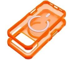 Case for iPhone 17 Pro Max / 18 Pro Max (low camera edge) Forcell F-Protect BumperX Premium compatible with MagSafe oranžinis