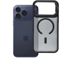 Case for iPhone 17 Pro Max Forcell F-Protect Shadow Stand Premium compatible with MagSafe juodas
