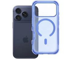 Dėklas „Case for iPhone 18 Pro / 17 Pro Forcell F-Protect BumperX Premium compatible with MagSafe šviesiai mėlynas“